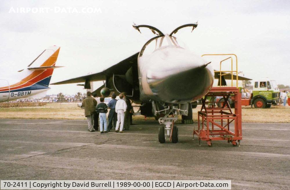 70-2411, 1970 General Dynamics F-111F C/N E2-50, F-111 - Woodford Air Show 1989 (Scanned)