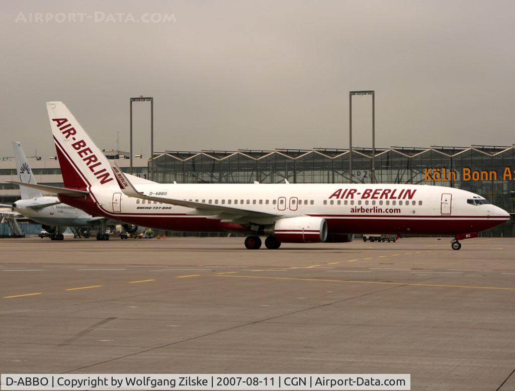 D-ABBO, 2005 Boeing 737-86J C/N 30827, visitor