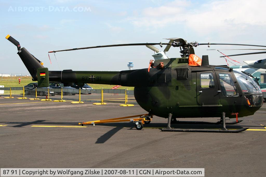 87 91, MBB Bo.105P C/N 6191, visitor