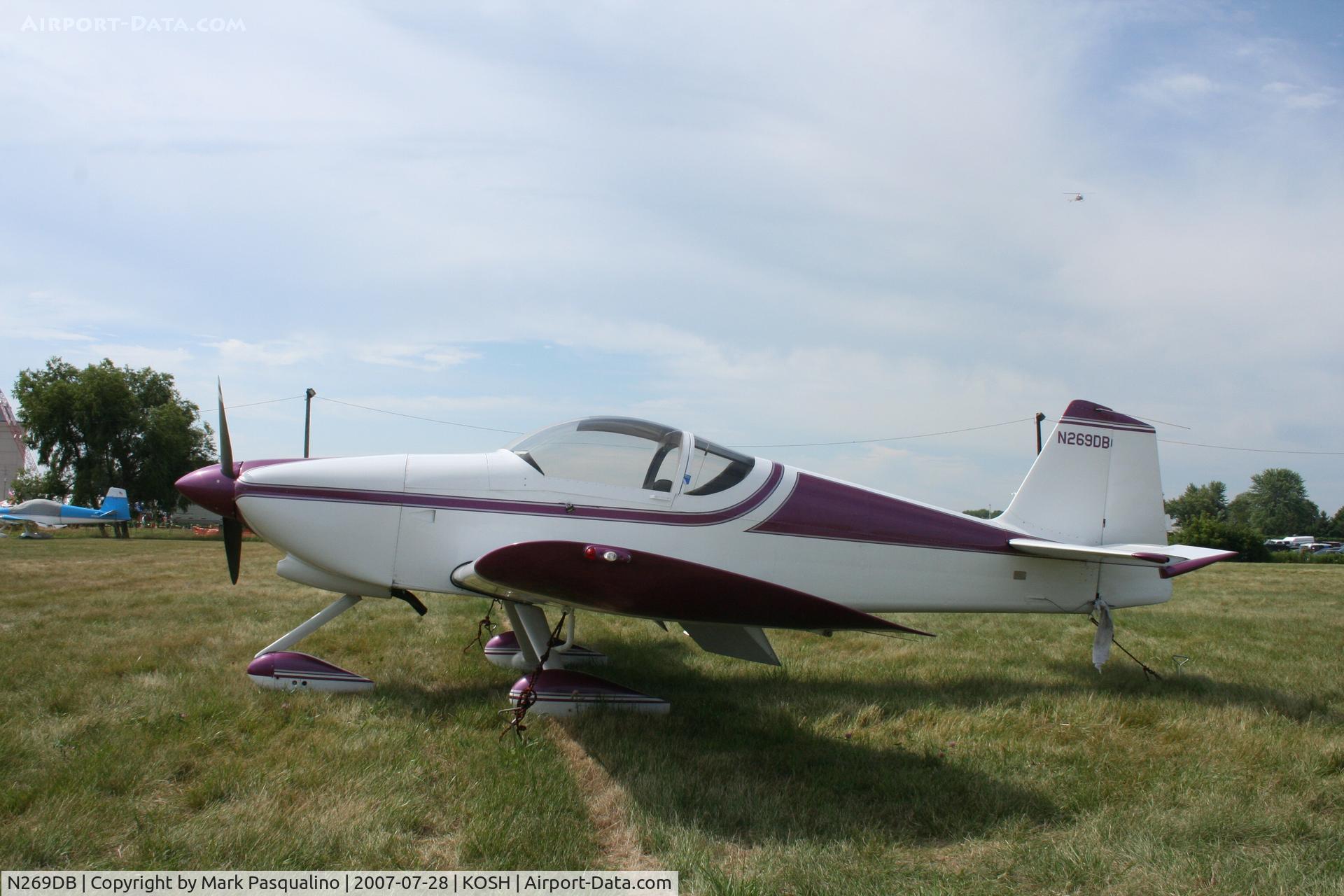N269DB, 1992 Vans RV-6A C/N 20816, RV-6A
