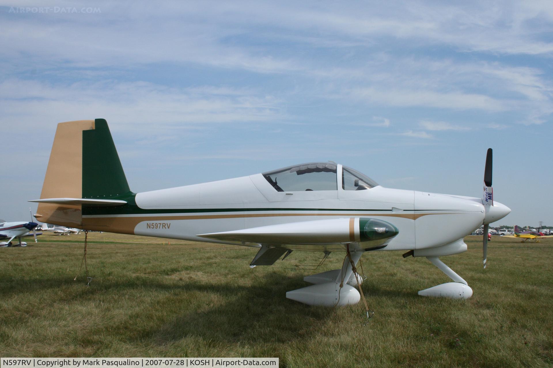 N597RV, 2007 Vans RV-7A C/N 70936, RV-7A