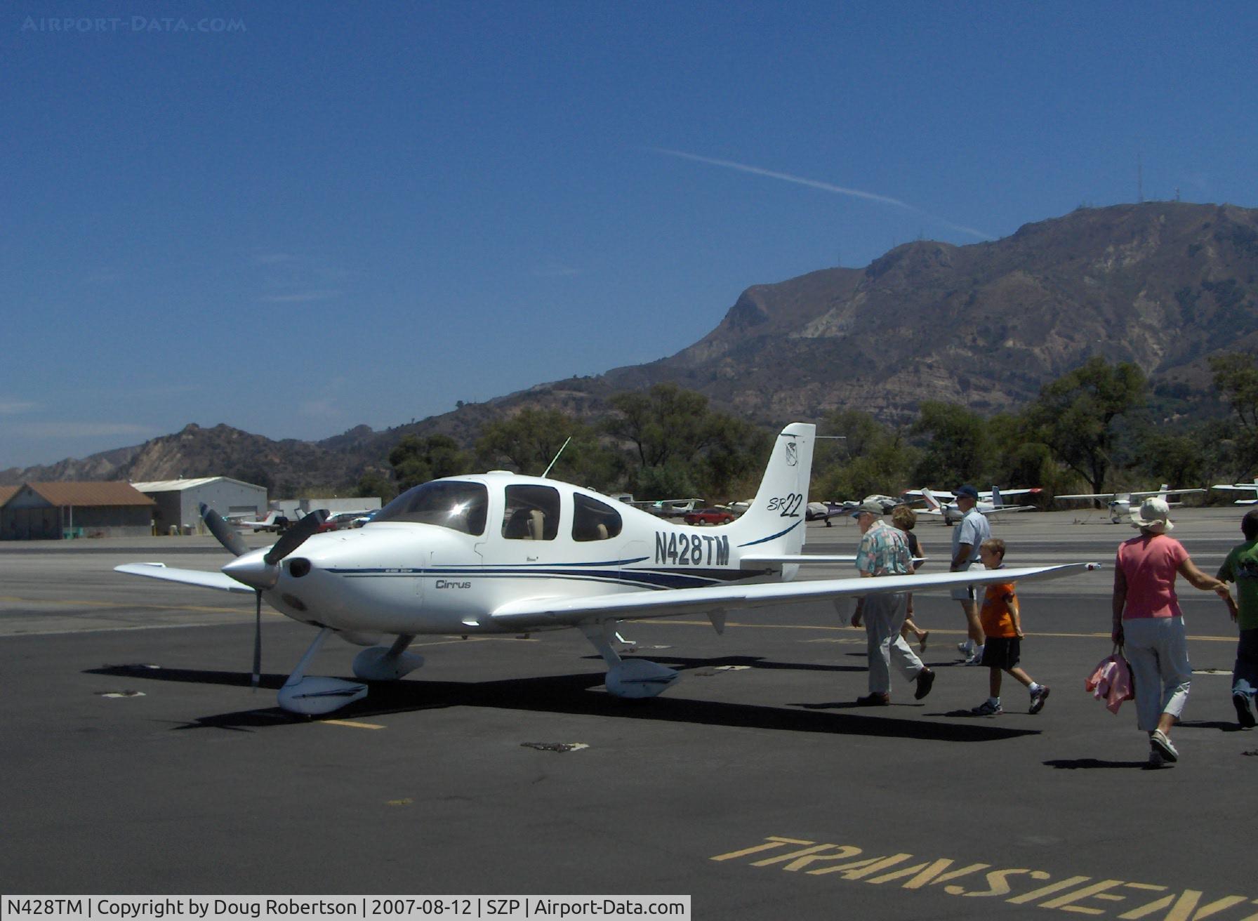 N428TM, 2002 Cirrus SR22 C/N 0167, 2002 Cirrus SR22, Continental IO-550 310 Hp