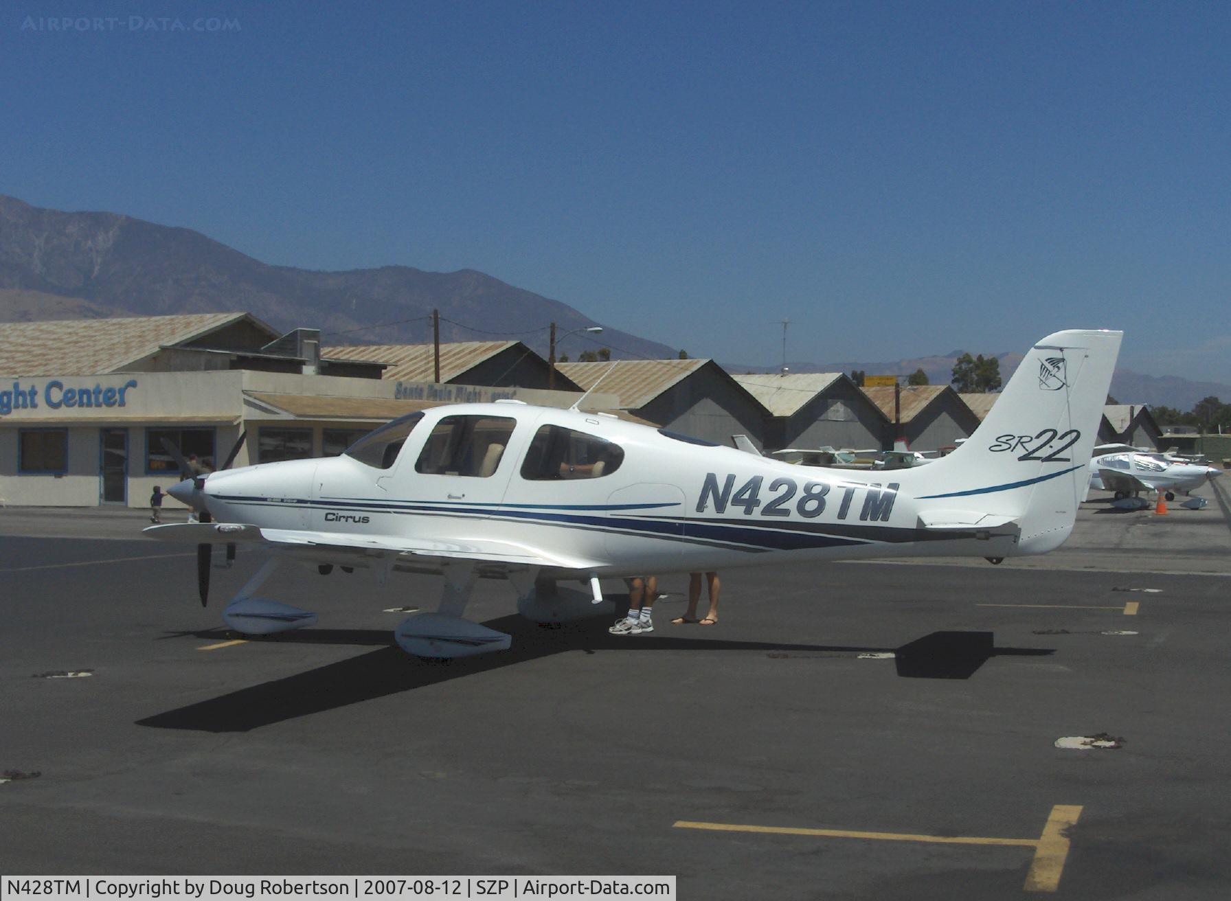 N428TM, 2002 Cirrus SR22 C/N 0167, 2002 Cirrus SR22, Continental IO-550 310 Hp