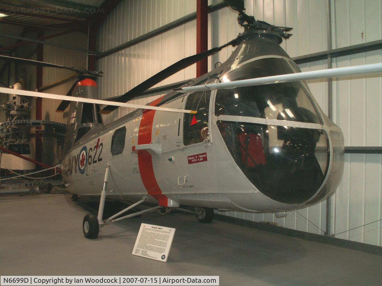 N6699D, 1954 Piasecki HUP-3 Retriever C/N 51, Piasecki H-25A/IHM Weston Super Mare (Carries Canadian marks 622)