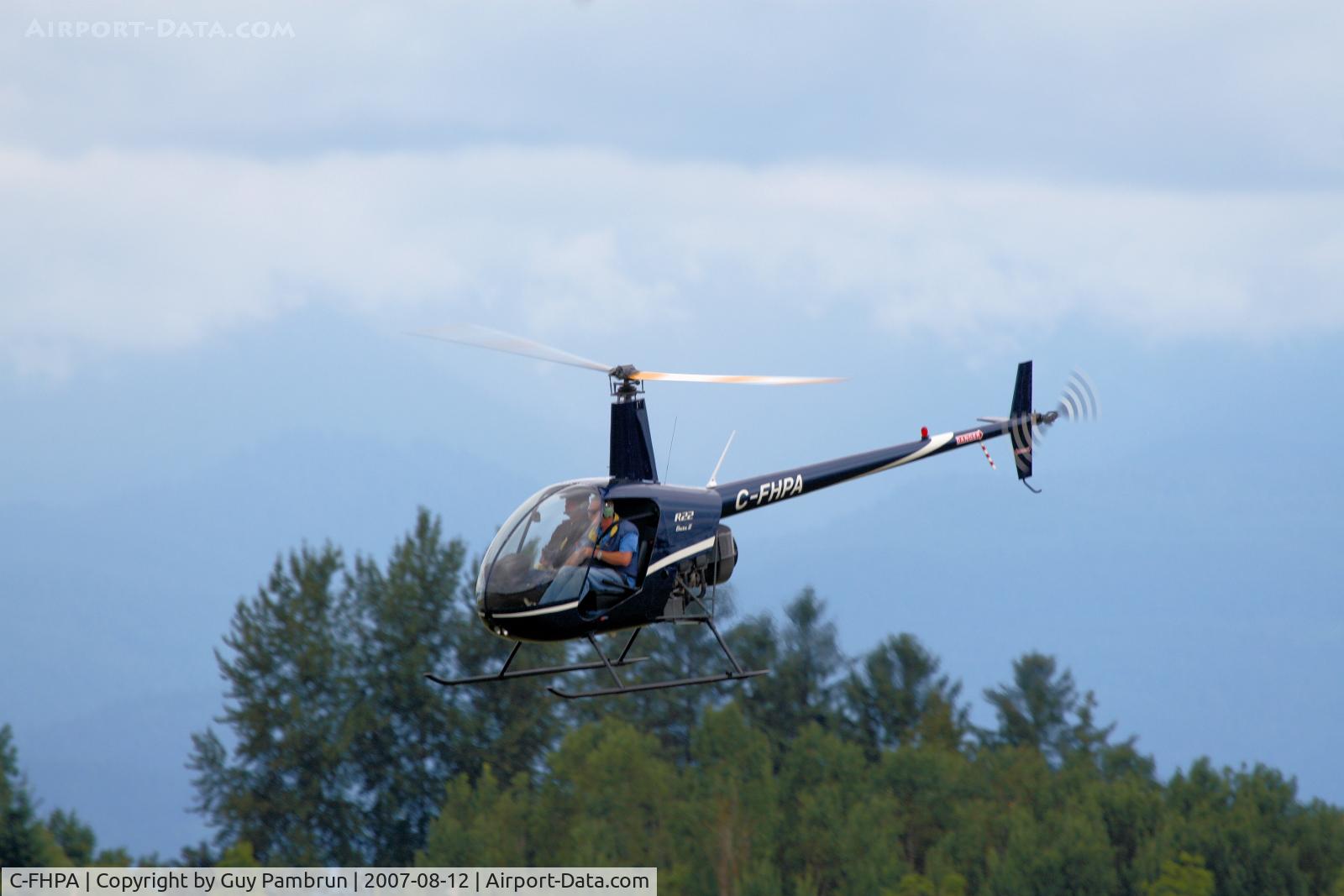 C-FHPA, 2006 Robinson R22 Beta C/N 4019, Just buzzin' around