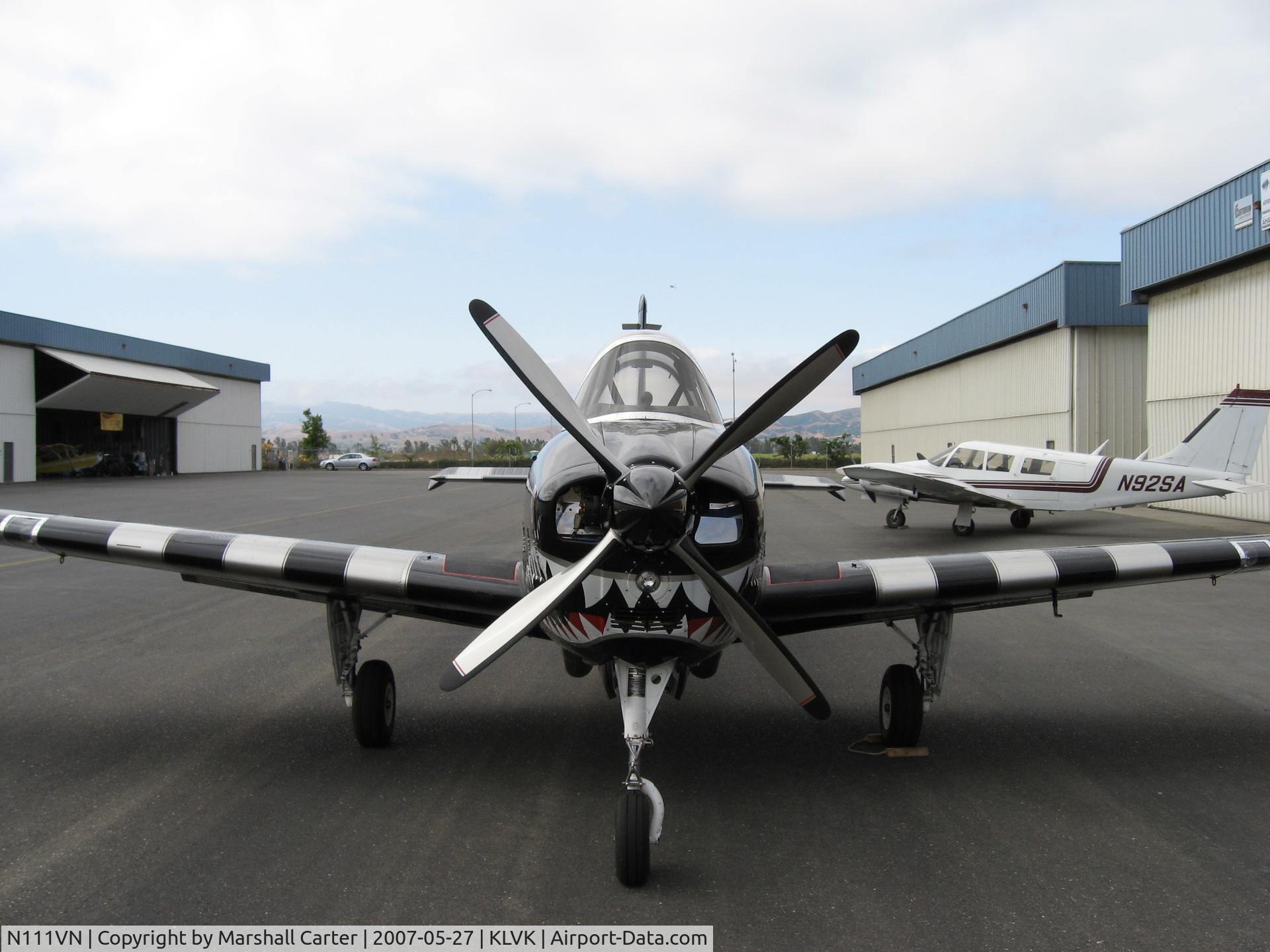 N111VN, 1962 Beech A45 C/N G-815, N111VN Nose View