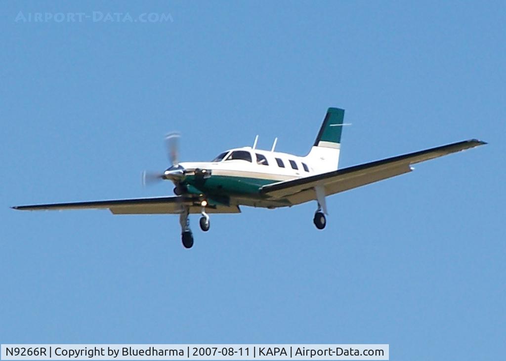 N9266R, 1996 Piper PA-46-350P Malibu Mirage C/N 4636064, Landing at 17 L