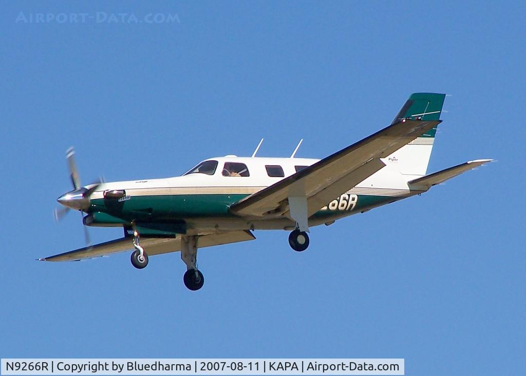 N9266R, 1996 Piper PA-46-350P Malibu Mirage C/N 4636064, Landing at 17 L