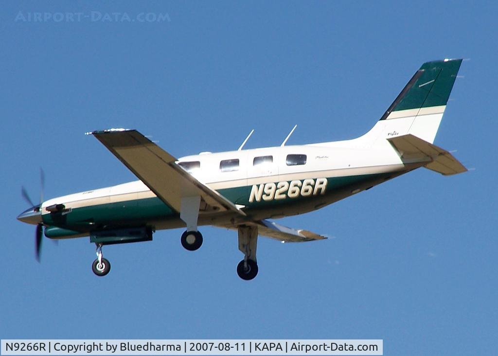 N9266R, 1996 Piper PA-46-350P Malibu Mirage C/N 4636064, Landing at 17 L