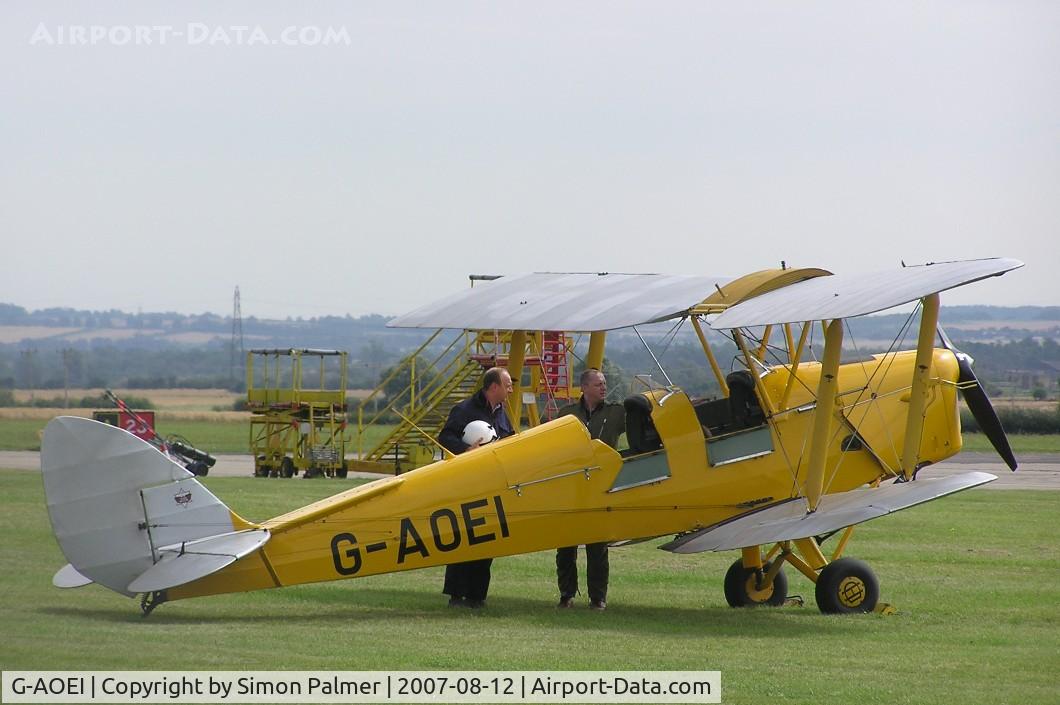 G-AOEI, 1939 De Havilland DH-82A Tiger Moth II C/N 82196/N6946, Tiger at Teversham