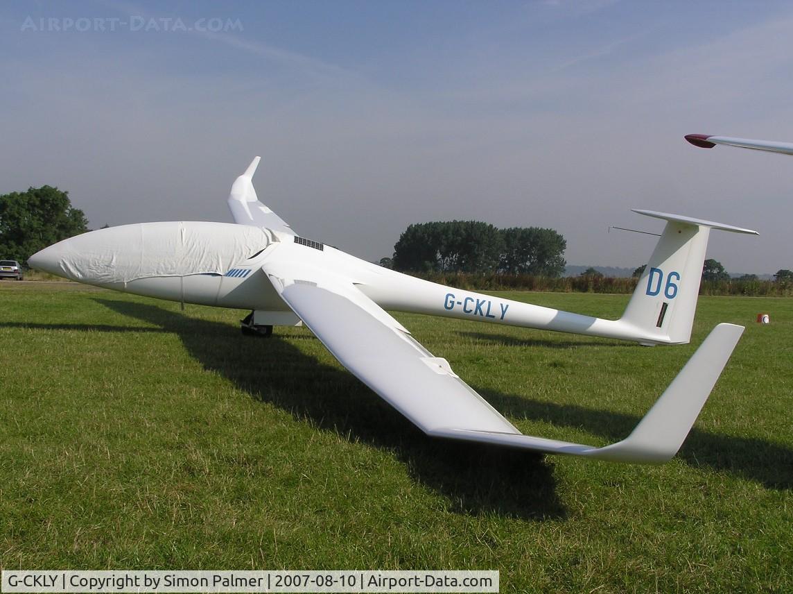 G-CKLY, 2005 DG Flugzeugbau DG-1000T C/N 10-66T6, DG1000T taking part in gliding competition at Husbands Bosworth