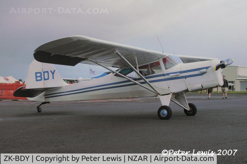ZK-BDY, Auster J-5F Aiglet Trainer C/N 3109, ZK-BDY restored after years with a personalised registration