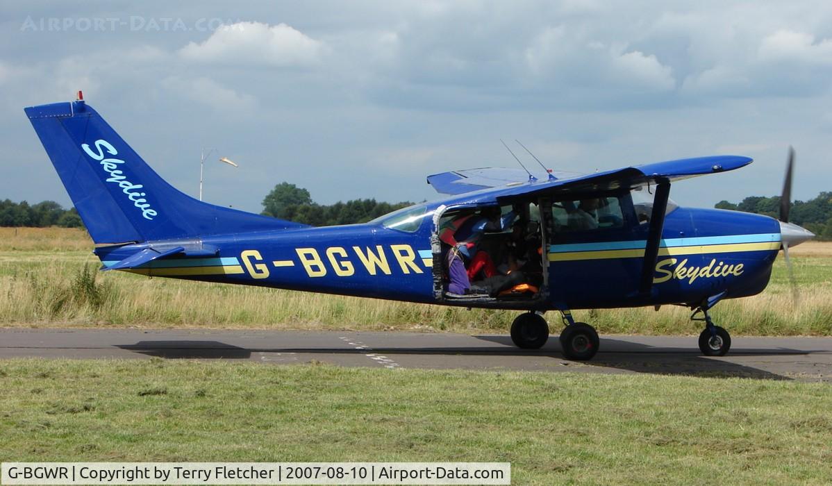 G-BGWR, 1966 Cessna U206A Super Skywagon C/N U206-0653, photo taken at Tilstock Airfield , Shropshire , UK