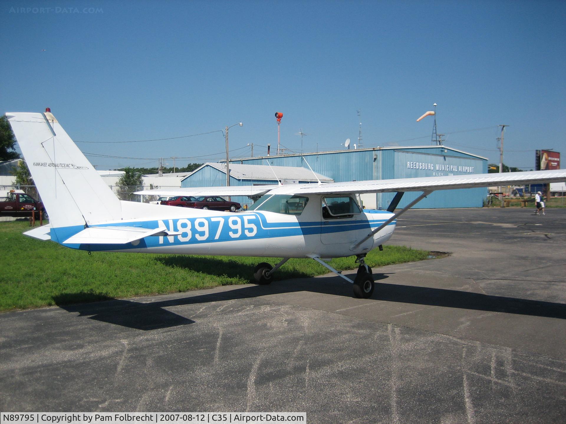 N89795, 1978 Cessna 152 C/N 15282870, N89795 at Reedsburg, WI