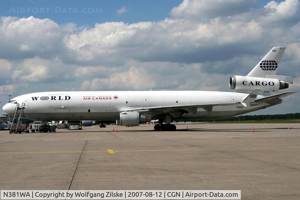 N381WA, 1992 McDonnell Douglas MD-11F C/N 48523, visitor
