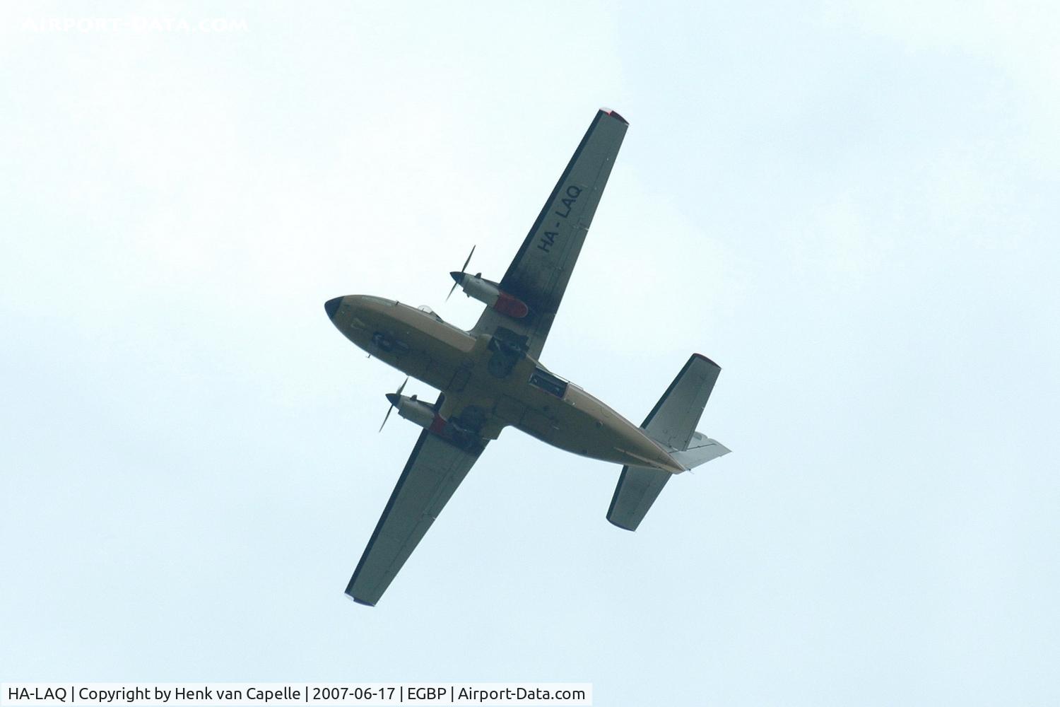 HA-LAQ, 1984 Let L-410UVP Turbolet C/N 841332, Used for dropping parachutist