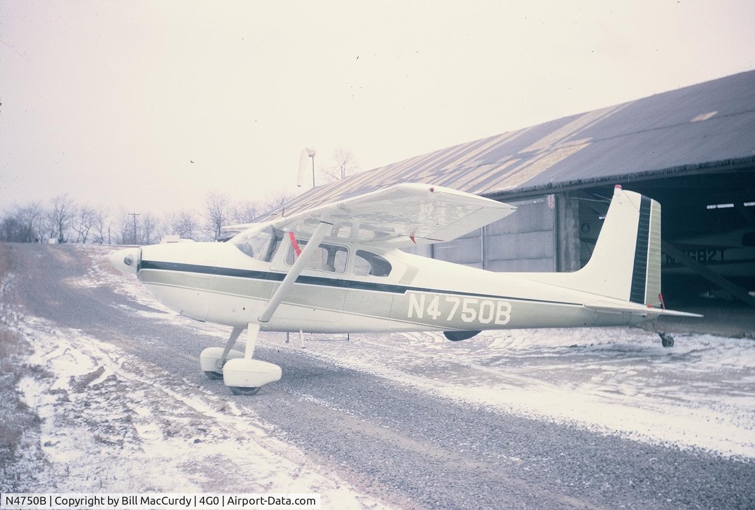 N4750B, 1955 Cessna 180 C/N 31648, at hangar at 4G0 (Monroeville, Pa) I believe.