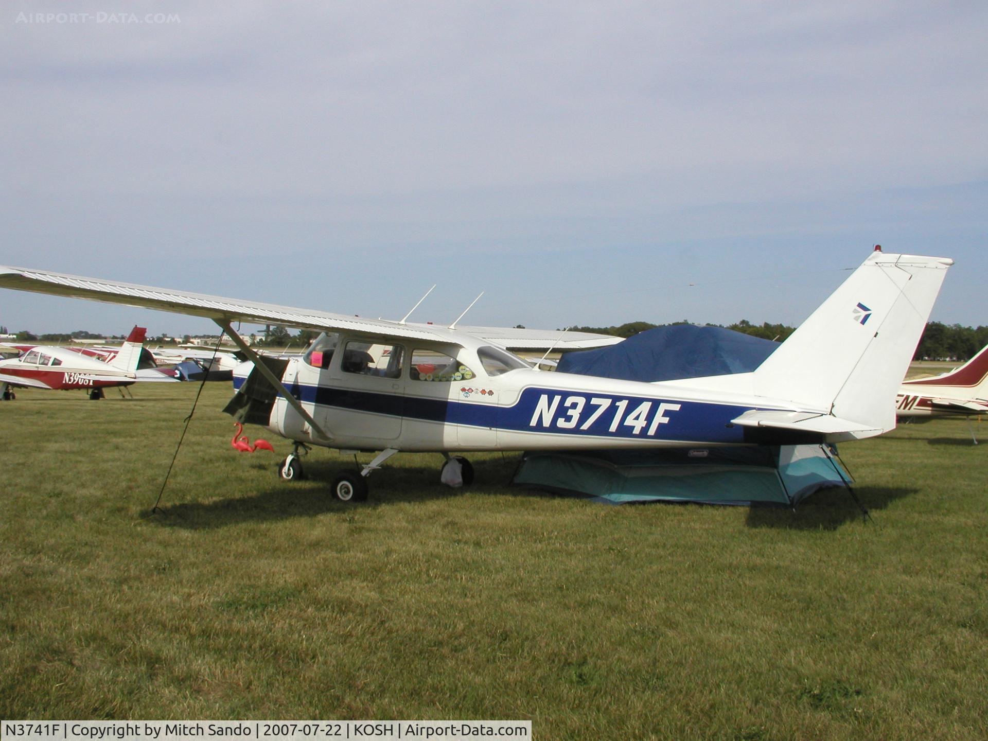N3741F, 1966 Cessna 172H C/N 17255236, EAA AirVenture 2007.
