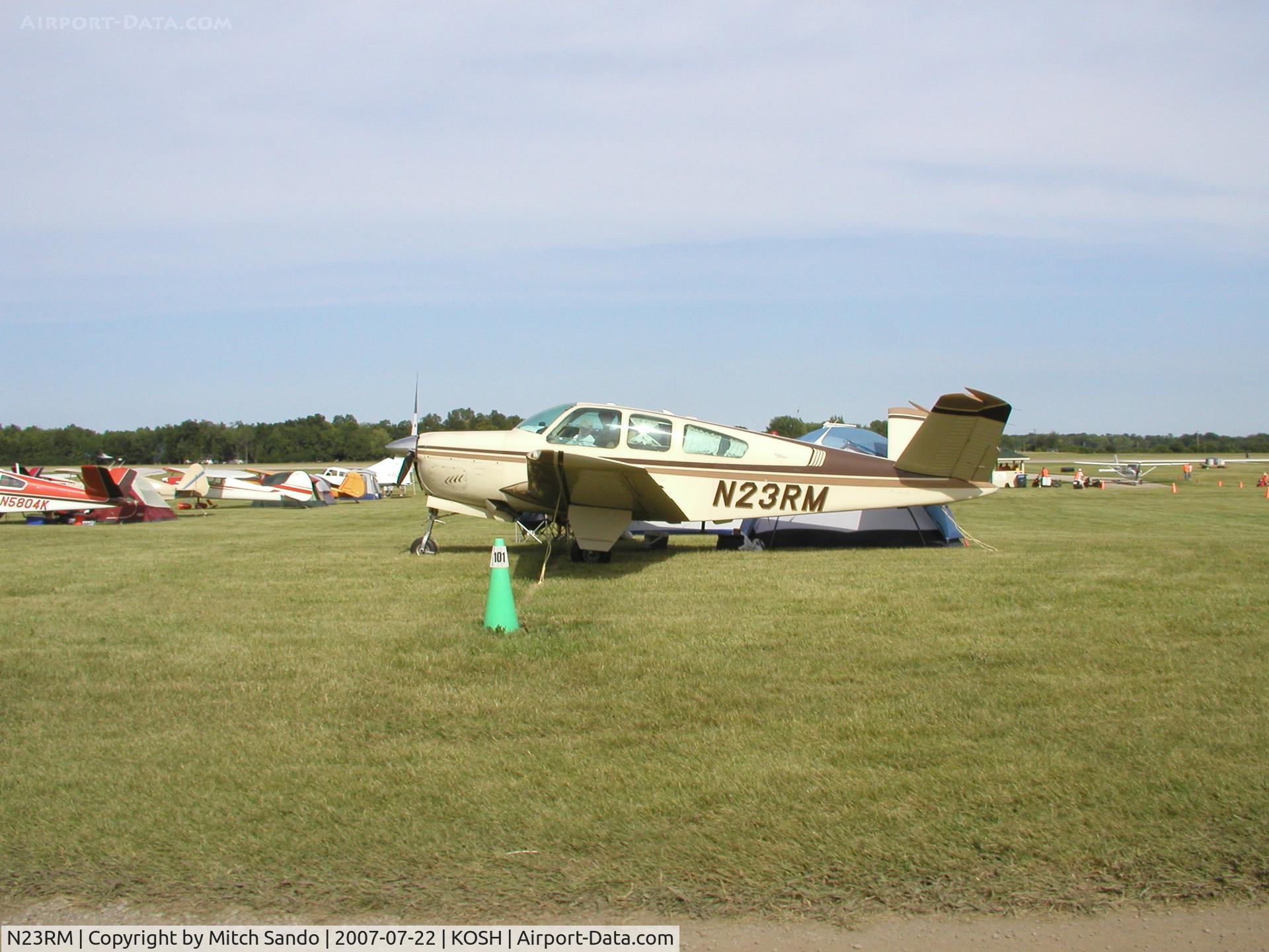 N23RM, 1964 Beech S35 Bonanza C/N D-7311, EAA AirVenture 2007.