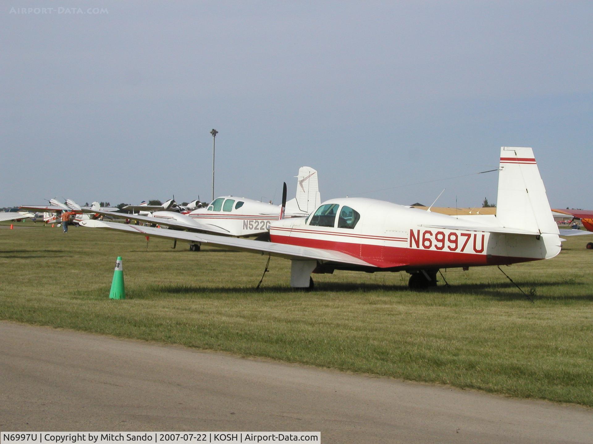 N6997U, 1964 Mooney M20C Ranger C/N 2718, EAA AirVenture 2007.