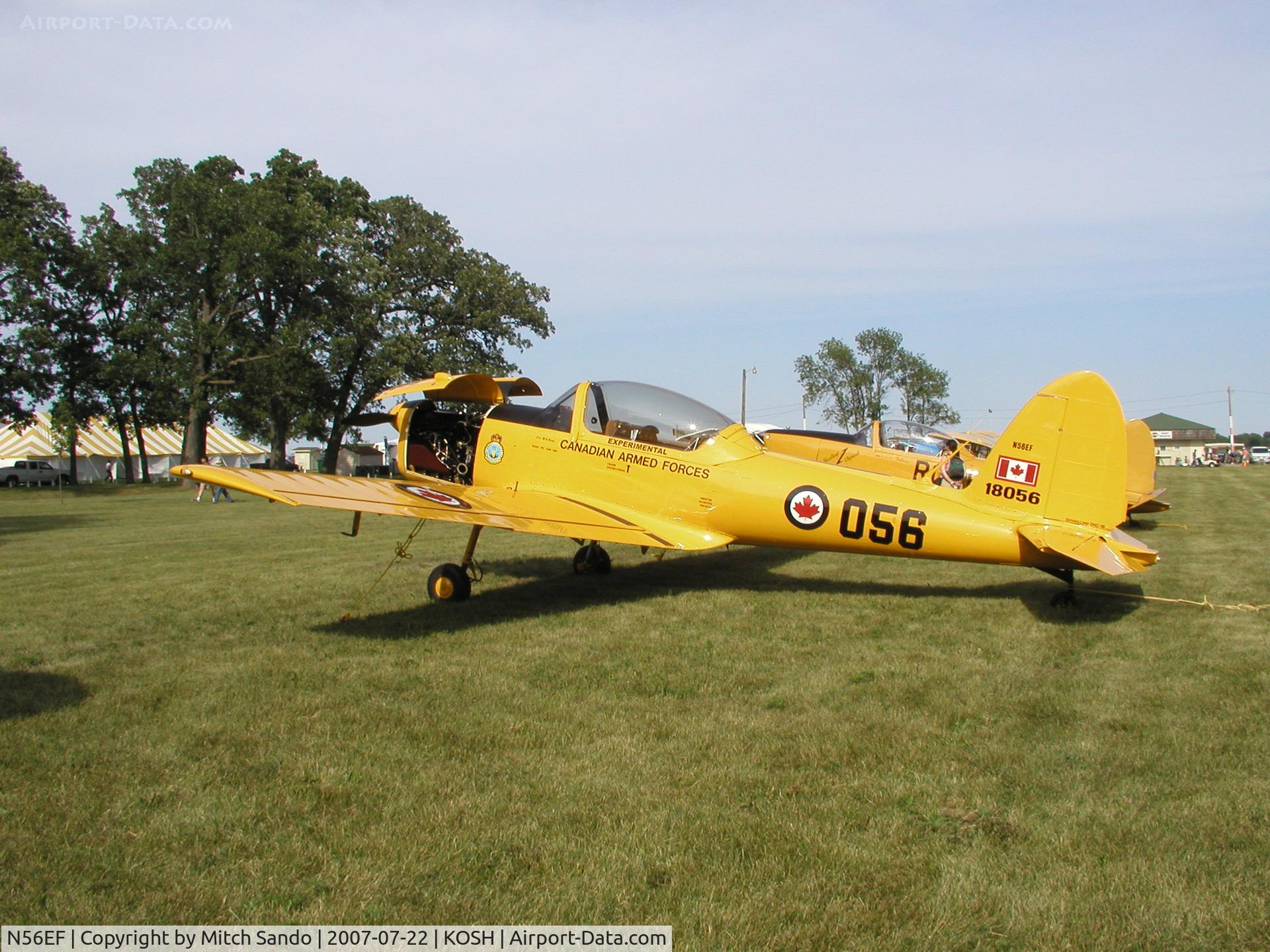N56EF, De Havilland Canada DHC-1B-2-S5 Chipmunk Mk2 C/N 194-232, EAA AirVenture 2007.