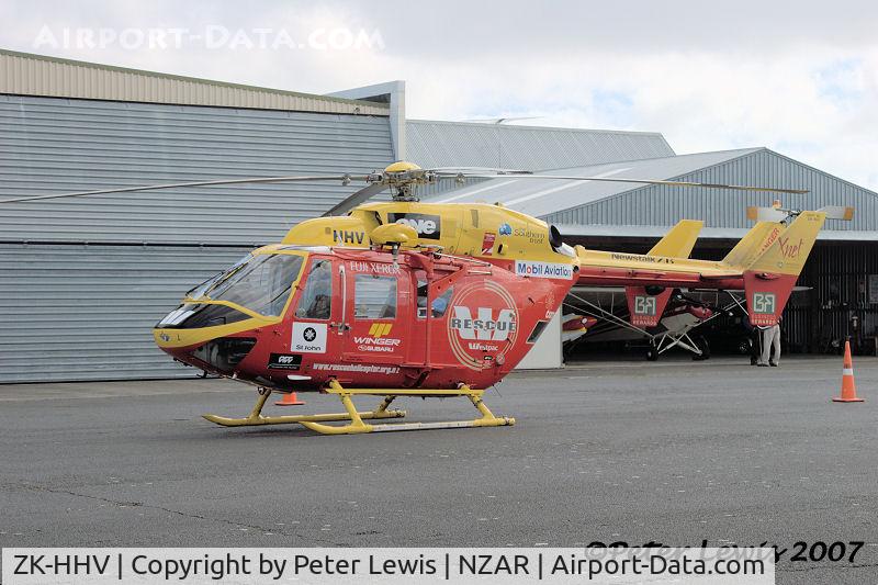 ZK-HHV, MBB-Kawasaki BK-117B-2 C/N 1022, Medivac helicopter