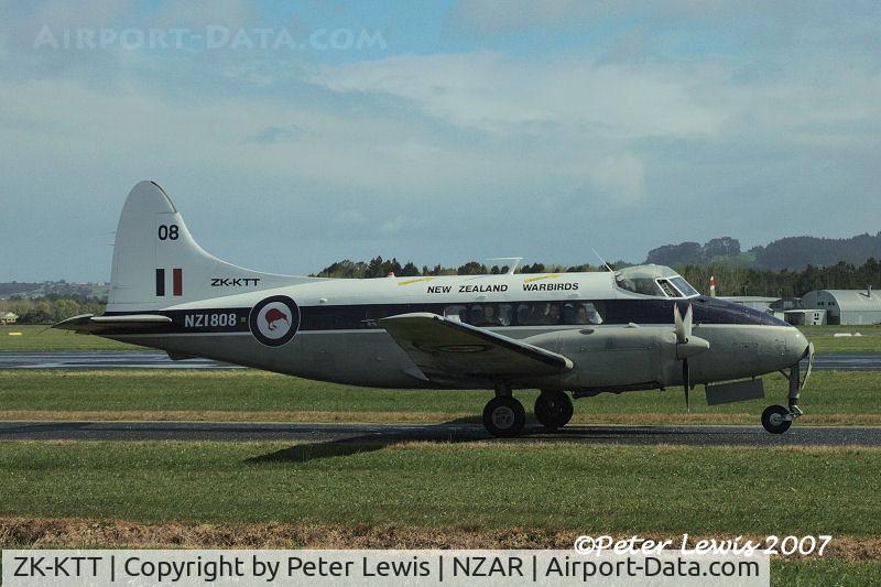 ZK-KTT, 1951 De Havilland DH-104 Dove 1B C/N 04324, ex-RNZAF NZ1808