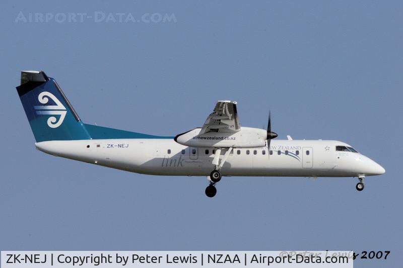 ZK-NEJ, 2006 De Havilland Canada DHC-8-311 Dash 8 C/N 625, on finals for Auckland International