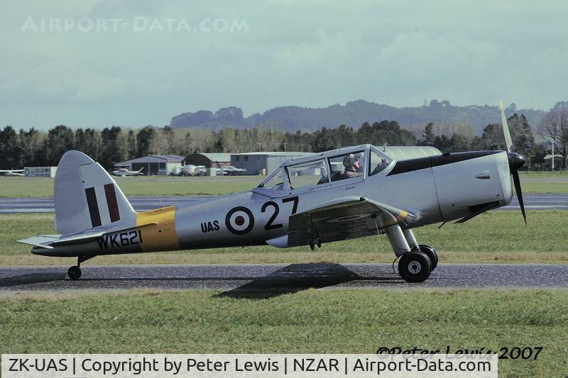 ZK-UAS, 1952 De Havilland DHC-1 Chipmunk 22 C/N C1/0633, ex-RAF WK621