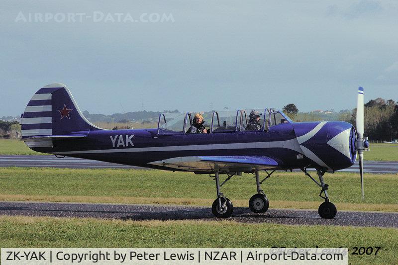ZK-YAK, Yakovlev Yak-52 C/N 9712002, aerobatic mount