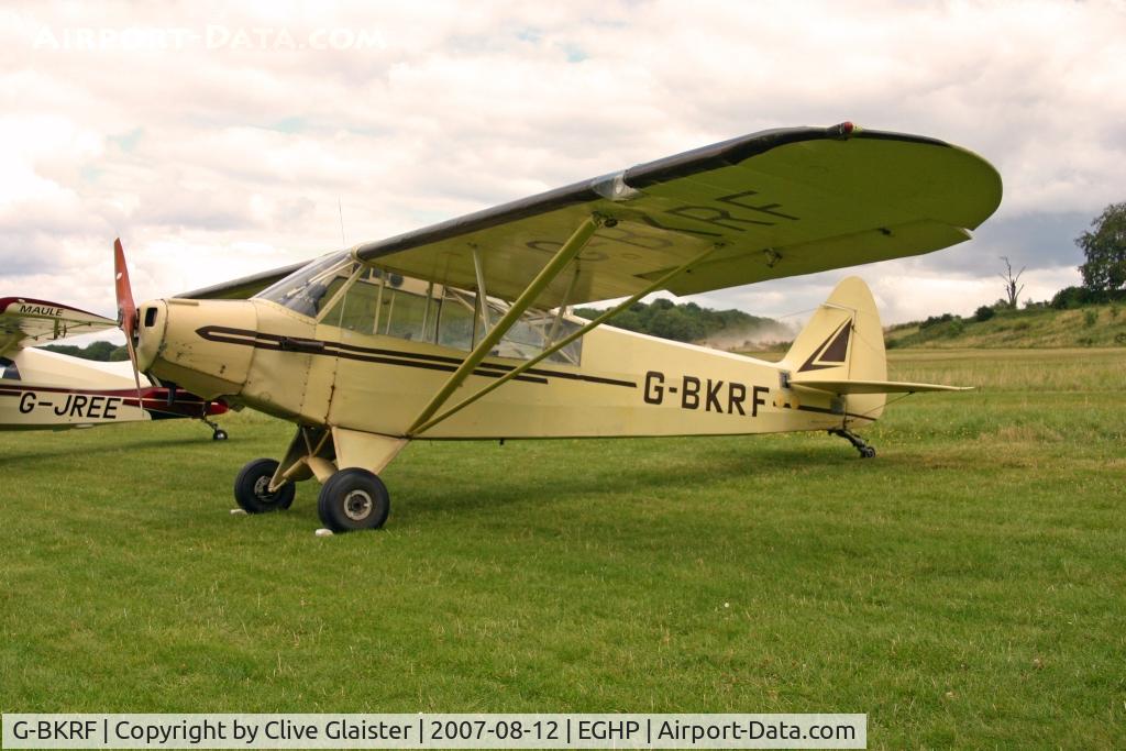 G-BKRF, 1953 Piper L-18C Super Cub C/N 18-1525, Previous ID: F-BOUI 1983 and the registered owner is in Germany