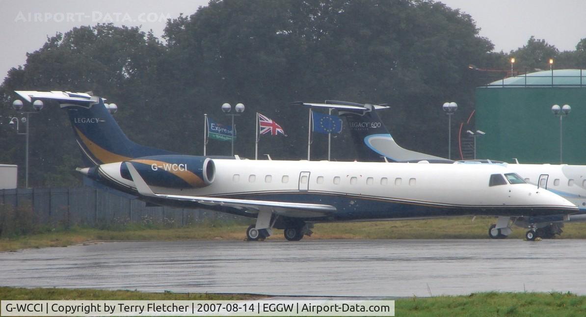 G-WCCI, 2001 Embraer EMB-135BJ Legacy C/N 14500505, Recently re-registered from G-REUB