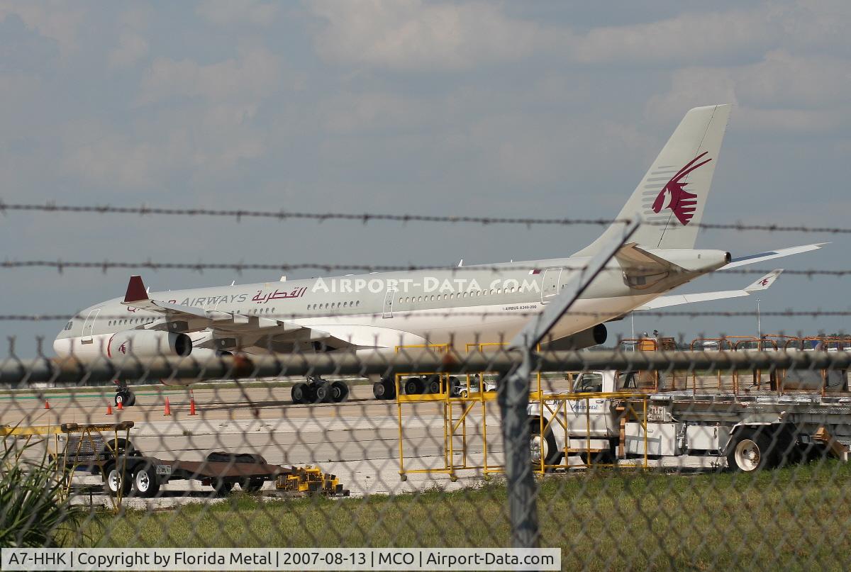 A7-HHK, 1993 Airbus A340-211 C/N 026, Qatar Royal Family jet