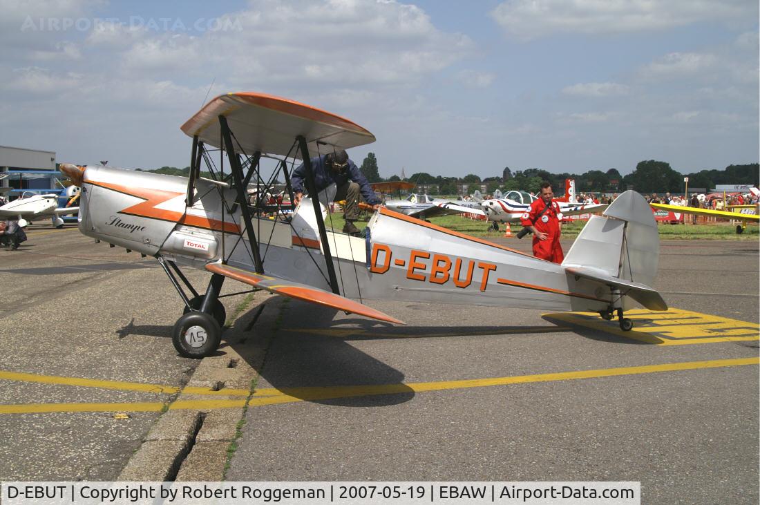 D-EBUT, 1946 Stampe-Vertongen SV-4C C/N 304, 17 th Antwerp Stampe Fly In.