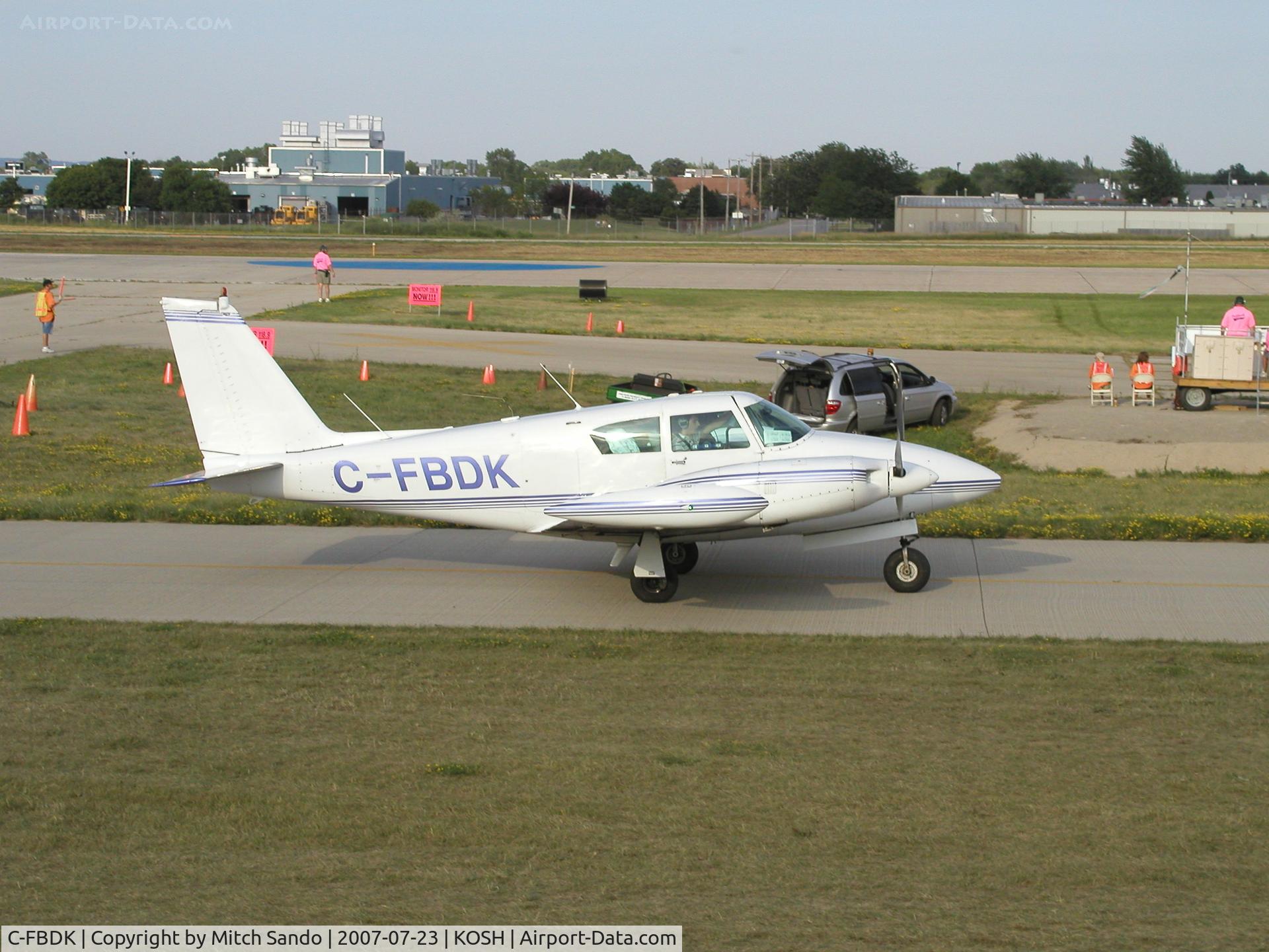 C-FBDK, 1964 Piper PA-30-160 Twin Comanche Twin Comanche C/N 30-36, EAA AirVenture 2007.