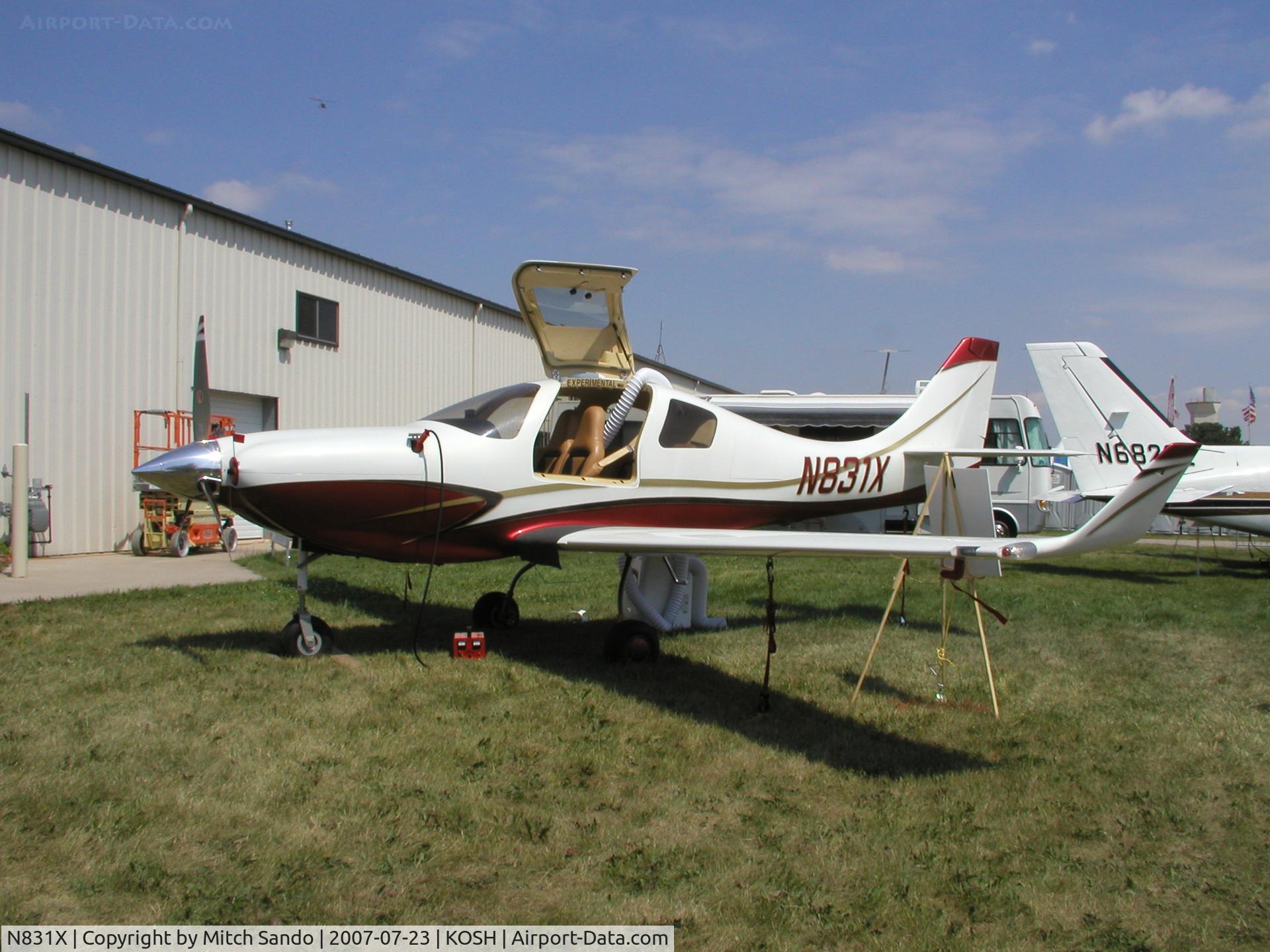 N831X, 2006 Lancair IV-P C/N LIV-453, EAA AirVenture 2007.