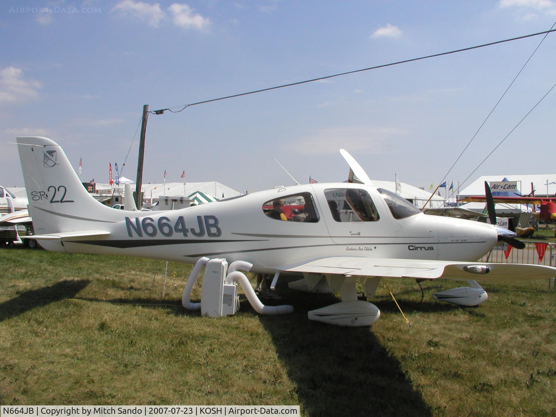 N664JB, Cirrus SR22 C/N 0349, EAA AirVenture 2007.
