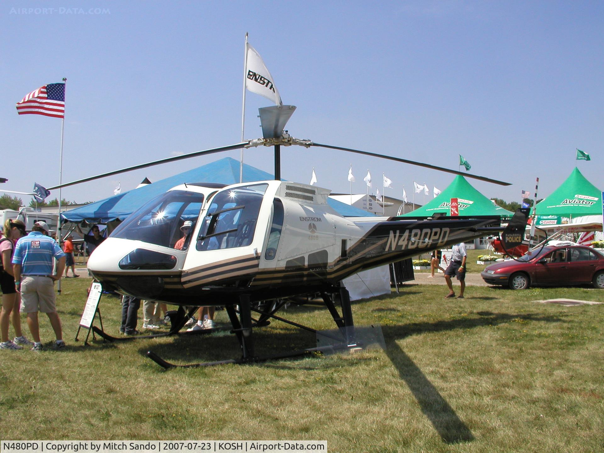 N480PD, 2005 Enstrom 480B C/N 5080, EAA AirVenture 2007.