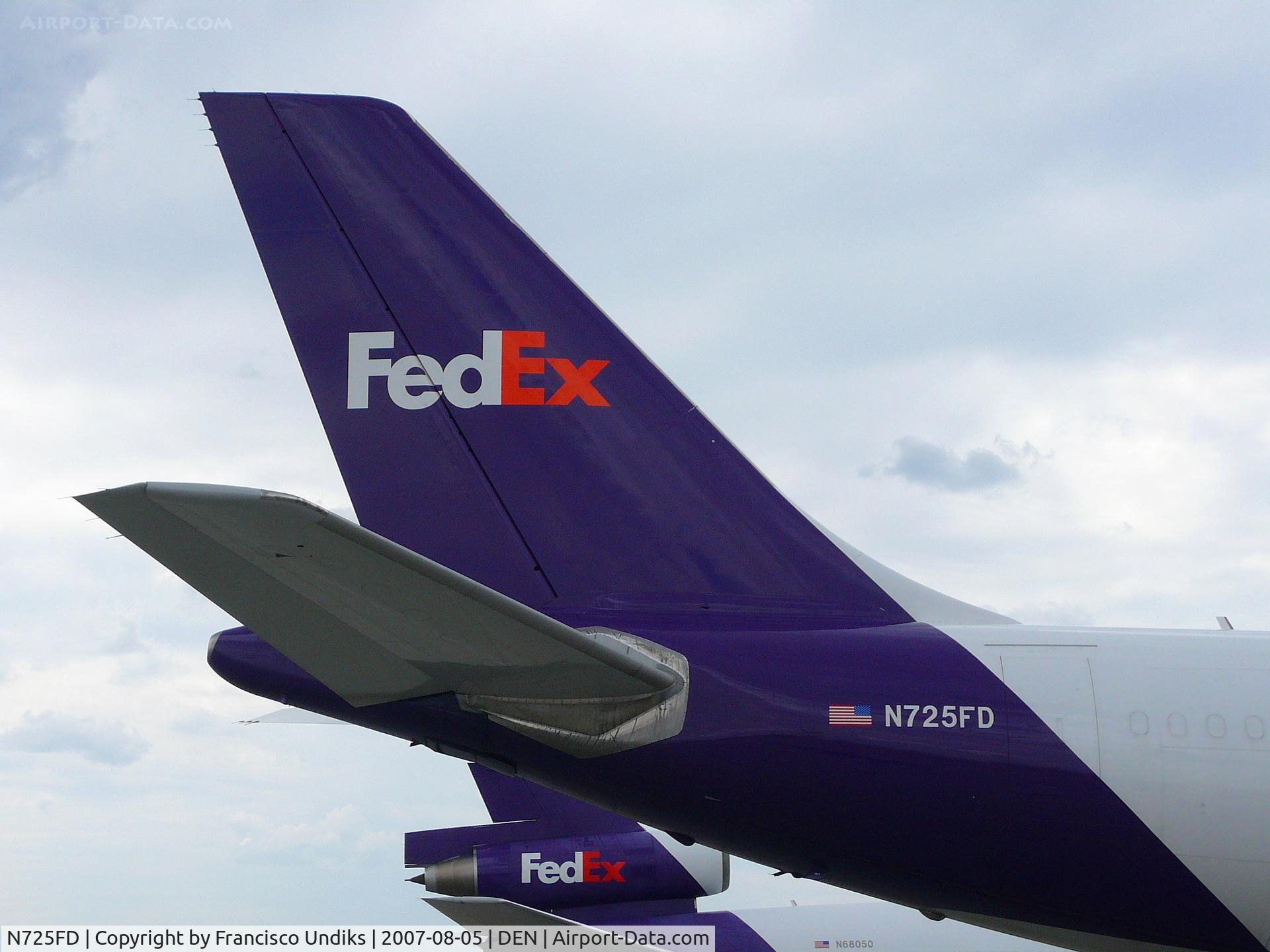 N725FD, 1990 Airbus A300B4-622R C/N 572, FEDEX A300