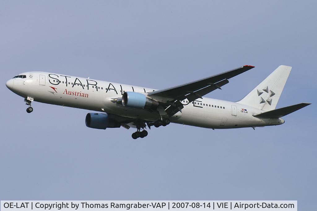 OE-LAT, 1991 Boeing 767-31A C/N 25273, Austrian Airlines Boeing 767-300