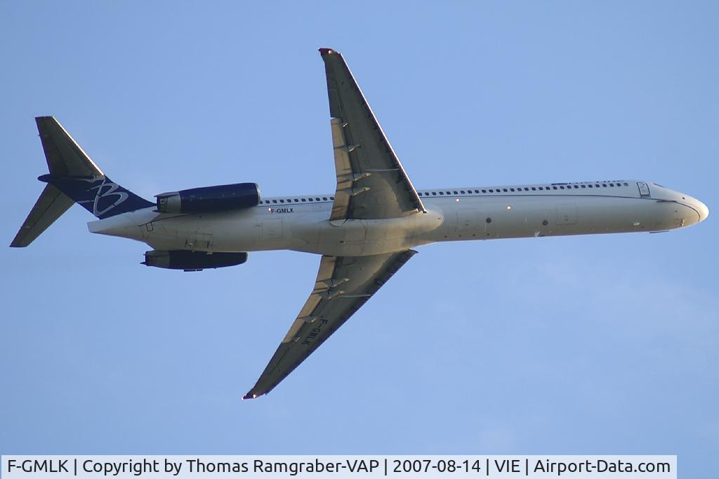 F-GMLK, 1988 McDonnell Douglas MD-83 (DC-9-83) C/N 49672, Blue Line MDD MD80