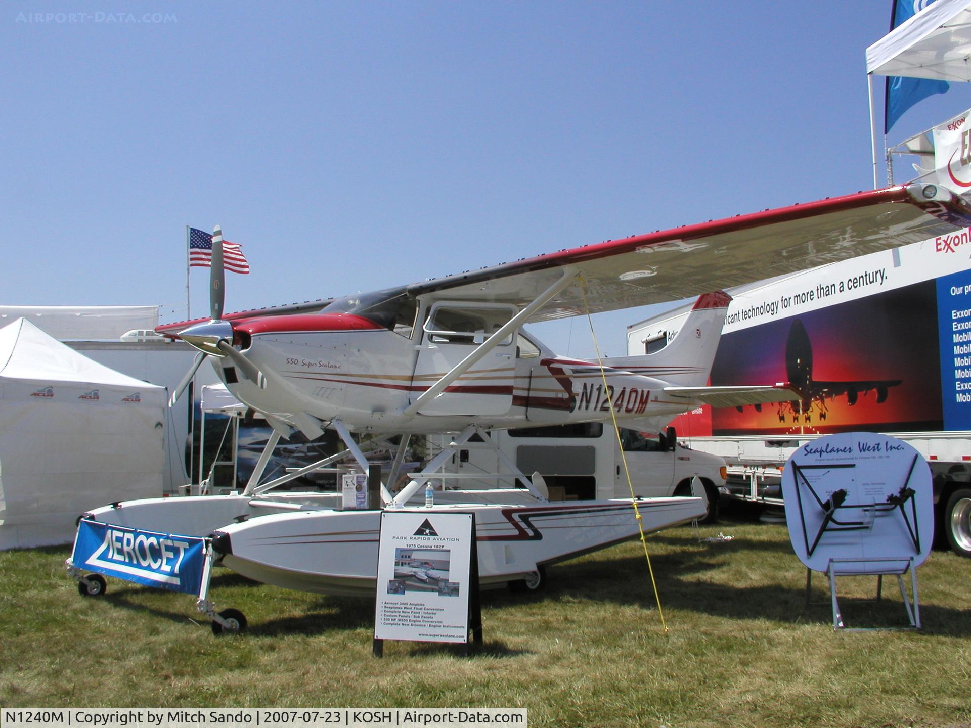 N1240M, 1975 Cessna 182P Skylane C/N 18264255, EAA AirVenture 2007.