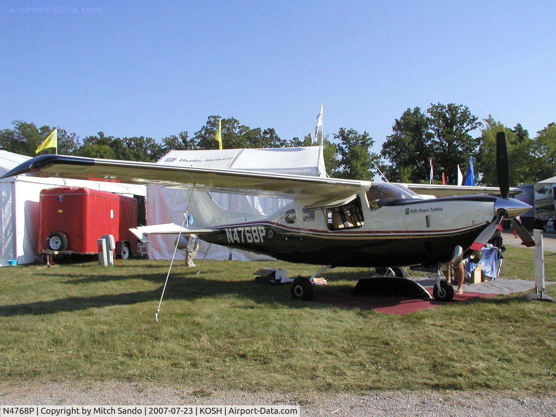 N4768P, 1978 Cessna P210N Pressurised Centurion C/N P21000101, EAA AirVenture 2007.