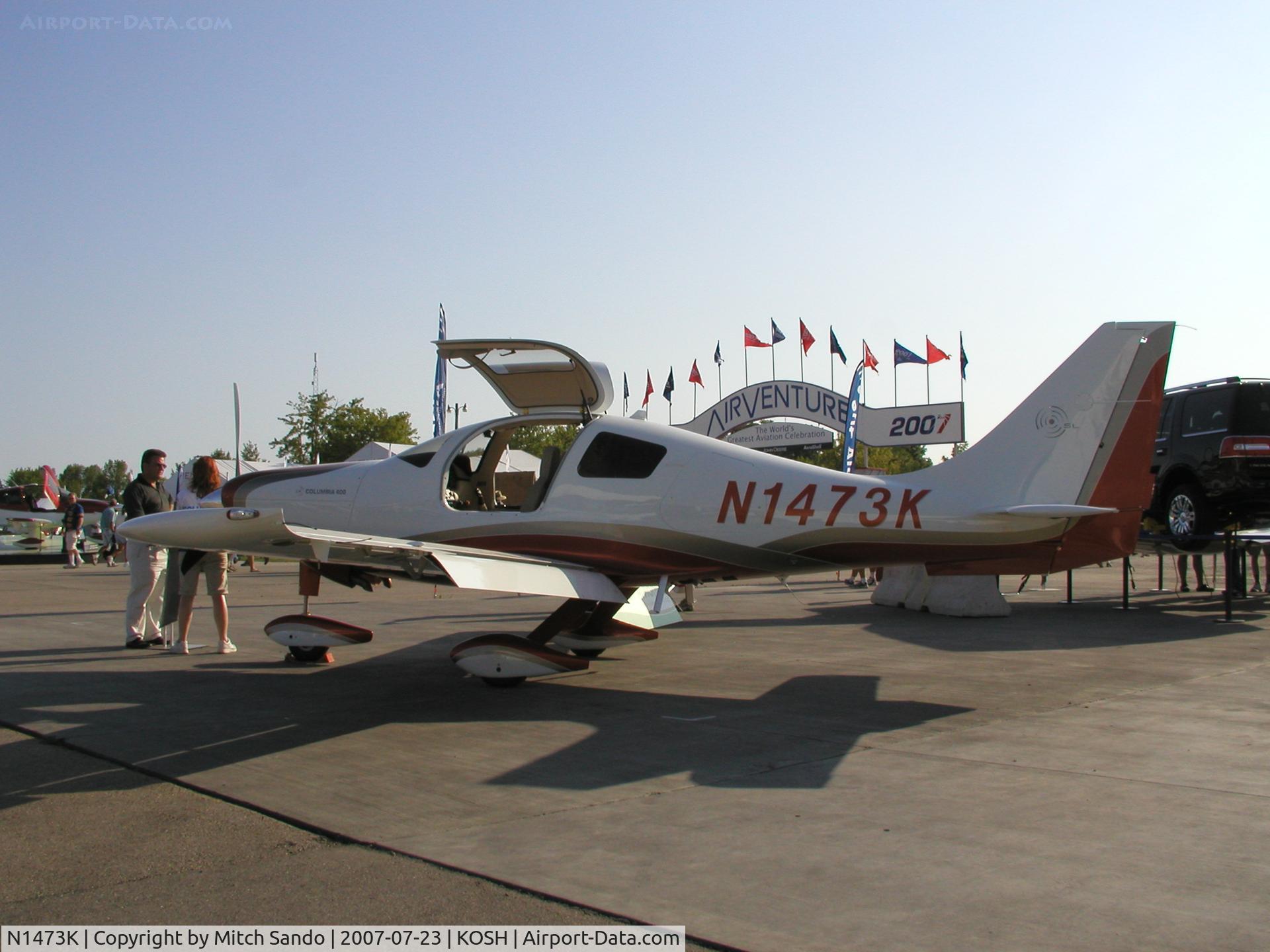 N1473K, 2007 Columbia Aircraft Mfg LC-41-550FG Columbia 400 C/N 41773, EAA AirVenture 2007.