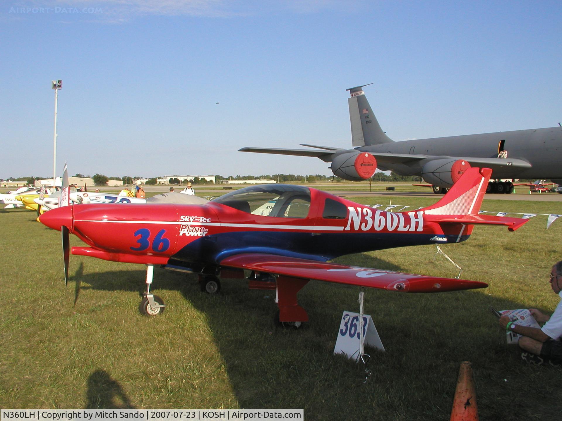 N360LH, 1998 Lancair 360 C/N FB417, EAA AirVenture 2007.