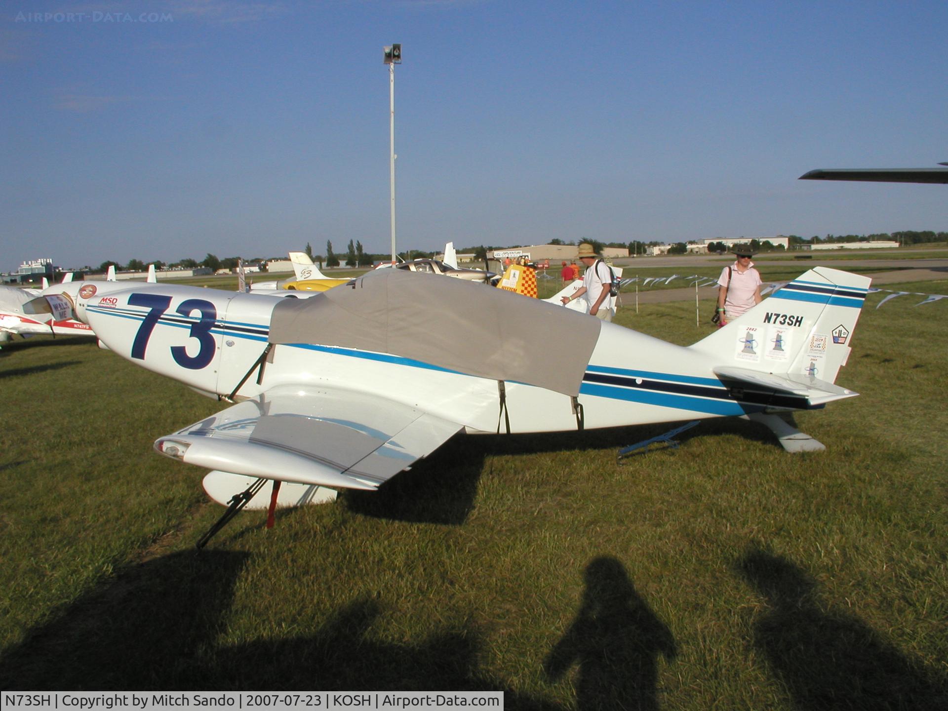 N73SH, 1991 Stoddard-Hamilton Glasair SH-2 C/N 619, EAA AirVenture 2007.