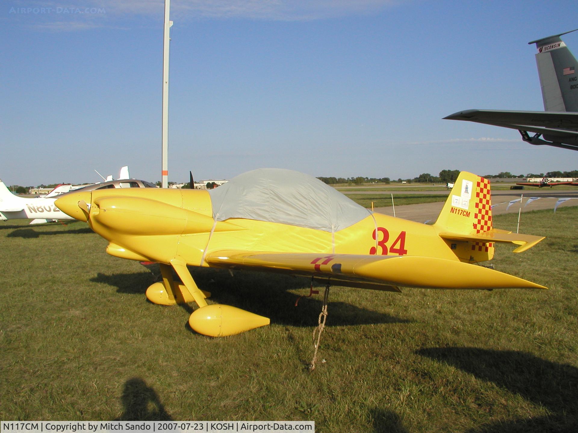 N117CM, 2001 Vans RV-4 C/N 3000, EAA AirVenture 2007.