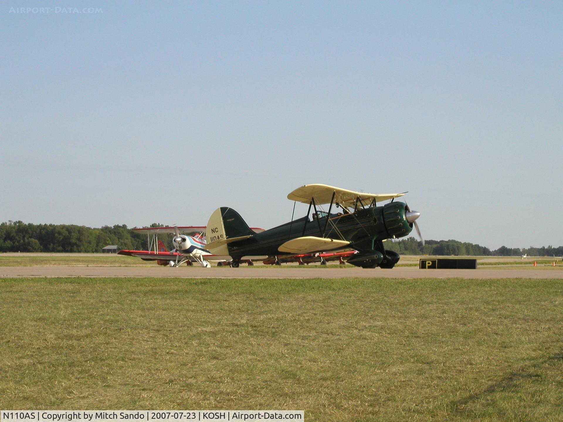 N110AS, 2005 Waco YMF-F5C C/N F5C110, EAA AirVenture 2007.