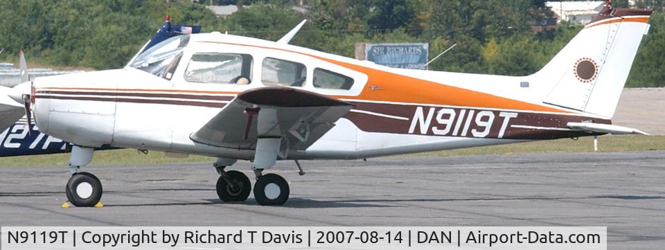 N9119T, 1968 Beech A23-24 Musketeer Super III C/N MA-333, 1968 Beech A23-24 in Danville Va.