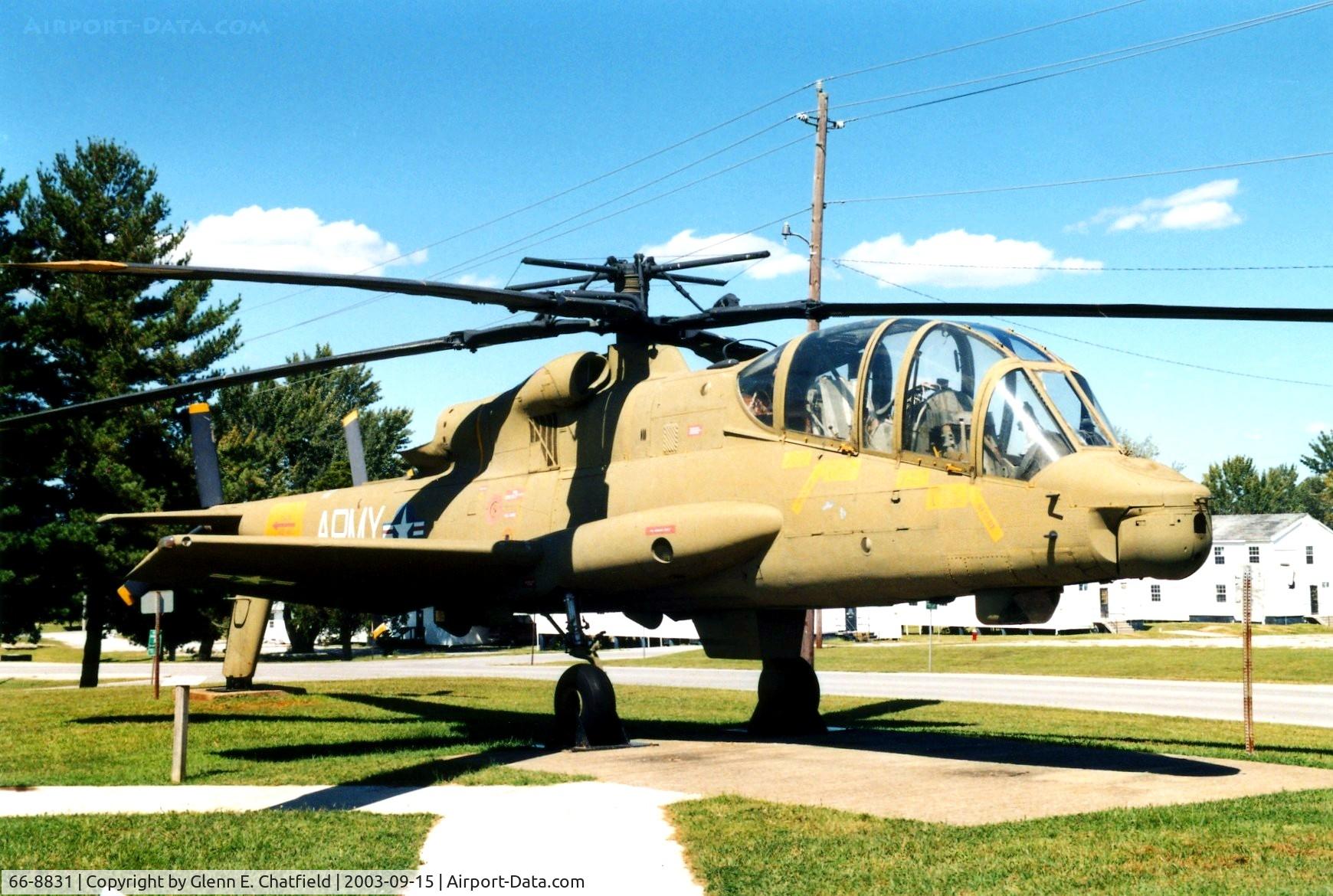 66-8831, 1968 Lockheed AH-56A-LO Cheyenne C/N 1006, AH-56A at the 101st Airborne Division Museum, Ft. Campbell, KY